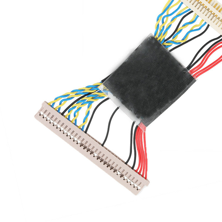 Zestaw 30-pin LVDS EDP kabli od  DF14-30S-1.25C do JAE FI-X30 jest skonfigurowany