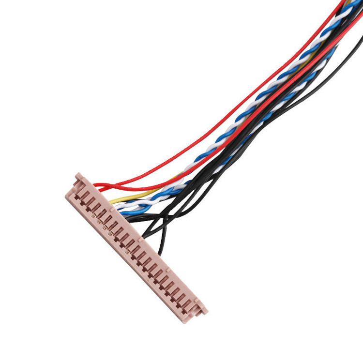 ISO14001 Lvds Lcd Cable Assembly 20453-230T Do PH2.0 PHR-6P 1255H-2