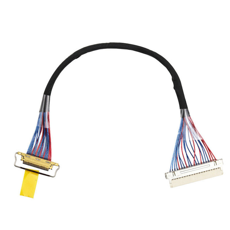 0.5mm Pitch 20453-220t-03 Lvds Kabel zestaw Df19g-20s Do I-Pex ISO14001