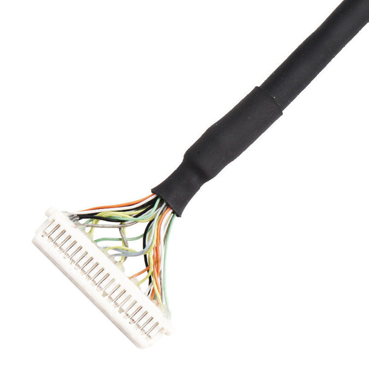 Rozstaw 0,5 mm ACES 50204-040 1 1-002 do JST SHDR-40V-S-B Kabel LVDS Montaż