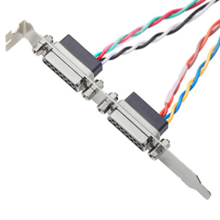 2-parowy kabel Lvds Złącze Db15 żeńskie 15-pinowe 205205-2 Elektryczne do 40-pinowego