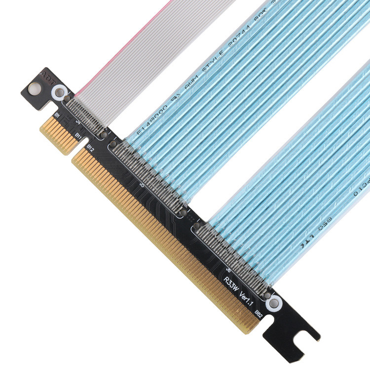 PCB Ekstremalnie cienkie kable koaksialne PCIE Grafika Komputer grafika karty rozszerzenia adapter kable