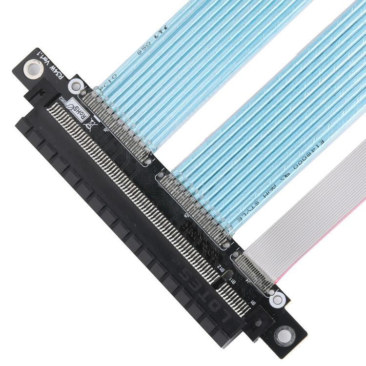 PCB Ekstremalnie cienkie kable koaksialne PCIE Grafika Komputer grafika karty rozszerzenia adapter kable
