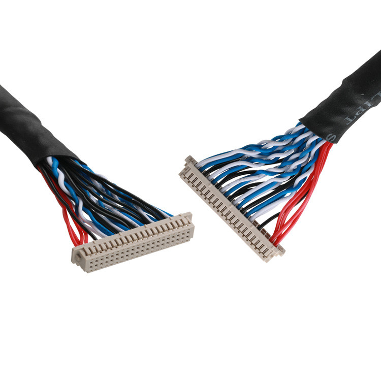 OEM/ODM Niestandardowy kabel drutu UL1061 30AWG z JAE FI-RE51HL-51Pin do  DF13-40DS