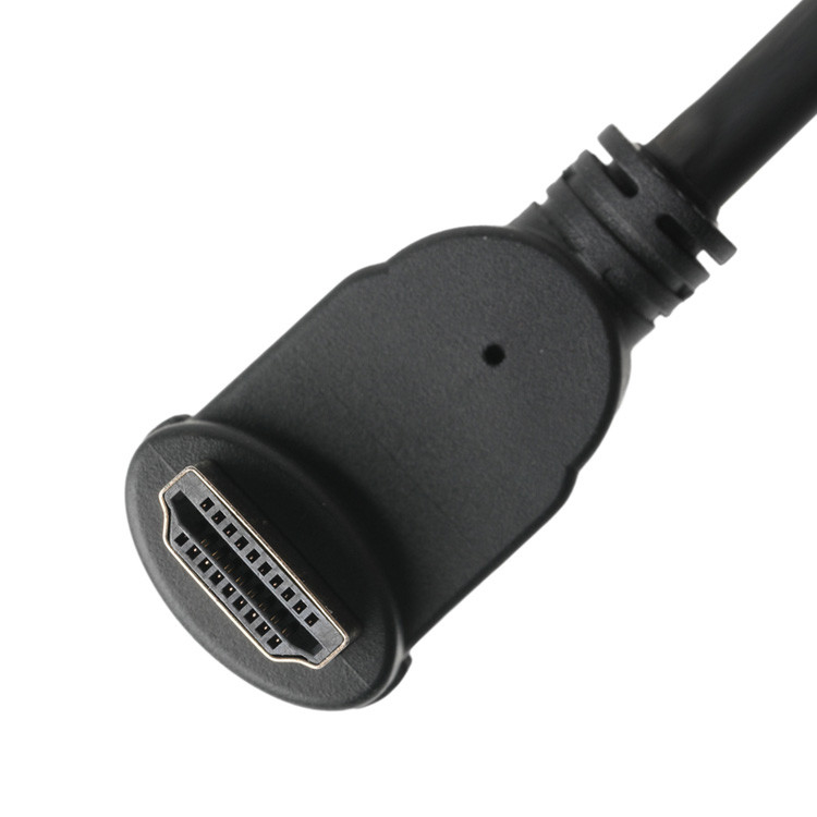 Samiecki pionowy 19Pin HDMI-A zestaw złącza do kobiecego 19Pin HDMI LCD kabel
