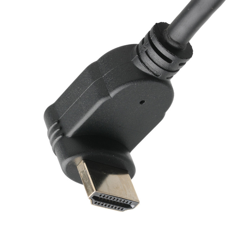 Samiecki pionowy 19Pin HDMI-A zestaw złącza do kobiecego 19Pin HDMI LCD kabel