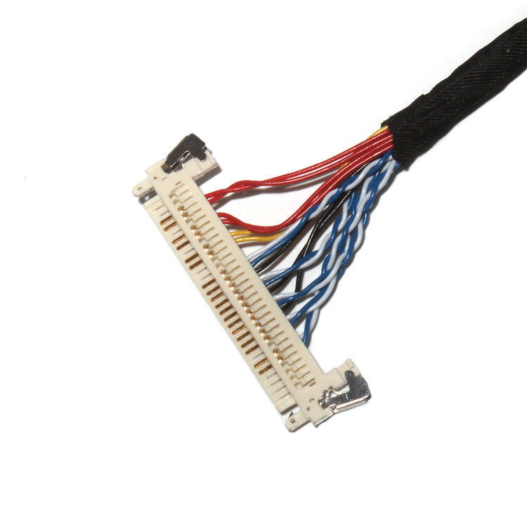 Dostosowanie długości 2,0 mm Grywa Lvds Kabel 30 pin IPEX DF11-24DS-2C Do FI-X3OHL OEM / ODM