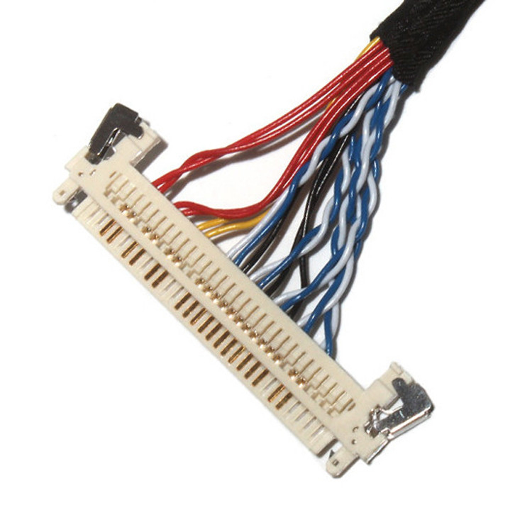 Dostosowanie długości 2,0 mm Grywa Lvds Kabel 30 pin IPEX DF11-24DS-2C Do FI-X3OHL OEM / ODM