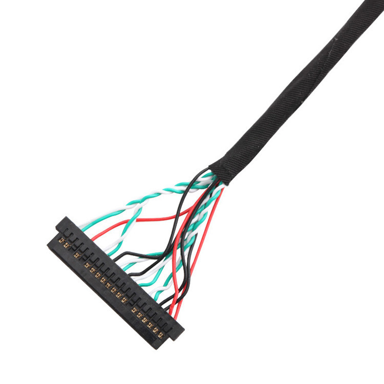 OEM/ODM 30 pin LVDS Kabel WL1258h-20P TO  DF13-2 Lvds Display Connector