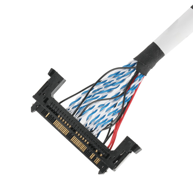 Zestaw kabli LVDS OEM/ODM od JAE FI-RE51HL 51-Pin do DP2.0 30-Pin lub EGN UL 1571 28AWG Kabel