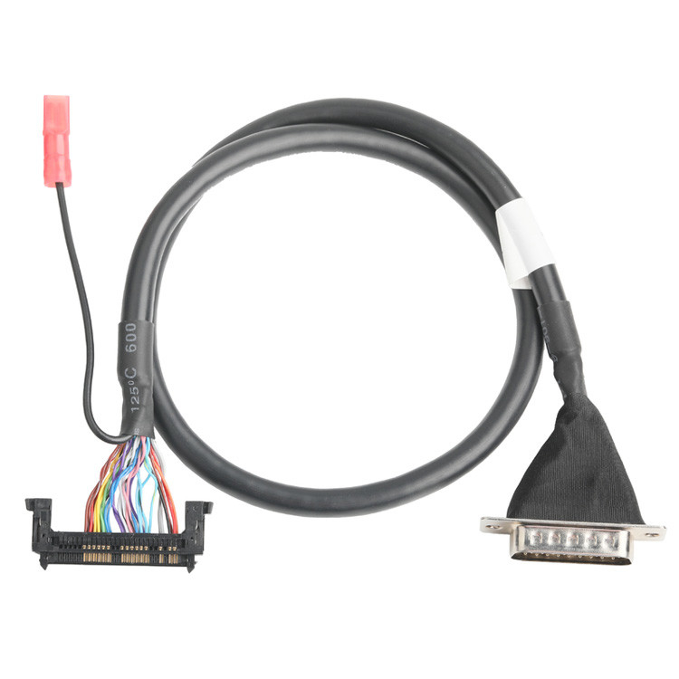 Zestaw kabli LVDS OEM/ODM z JAE FI-RE51HL 51-Pin do HD-SUB 26-Pin Male Solder UL 1007 20AWG