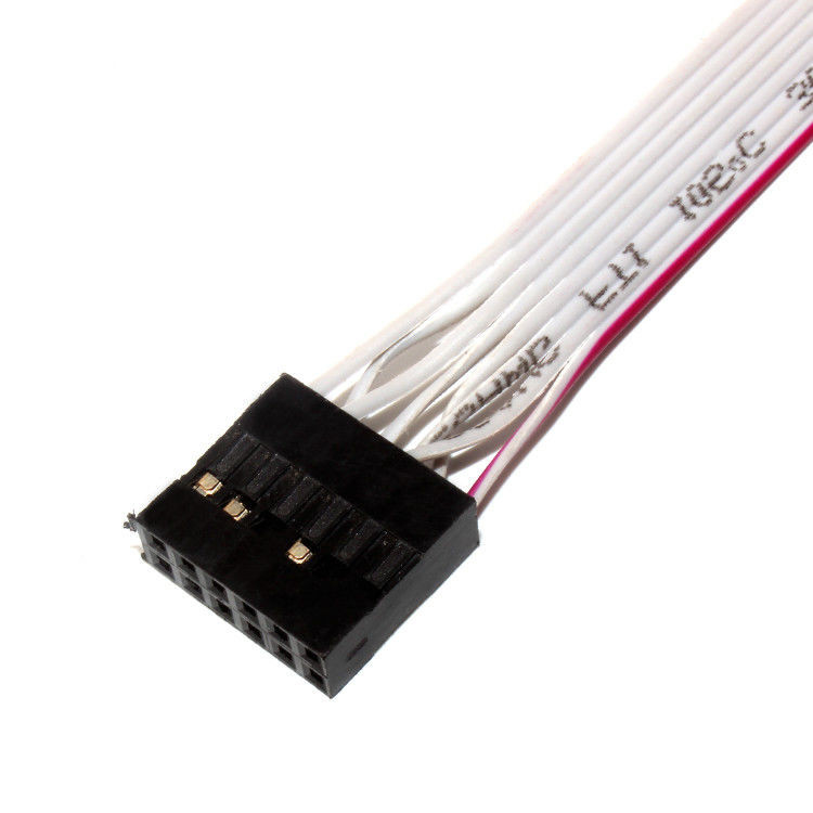 IDC 12 PIN Flat Flexible Ribbon Cable DF19 TO JST RF dla kabla zasilania PCBA
