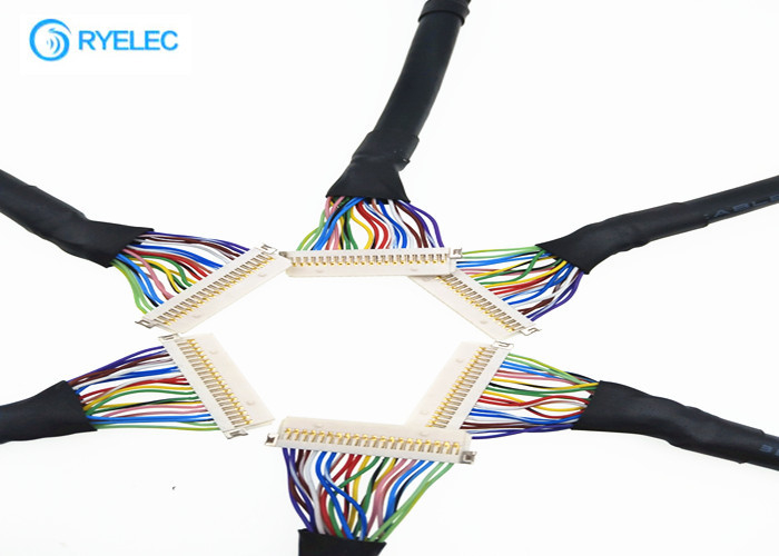 DF19 Złącze Zespół kabla LVDS, 15-pinowy przedłużacz LVDS do laptopa