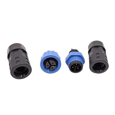 M15 Industrial 2, 3 Pin Circular Connector z montażem typu lutownicy i wodoodpornością IP67 OEM/ODM