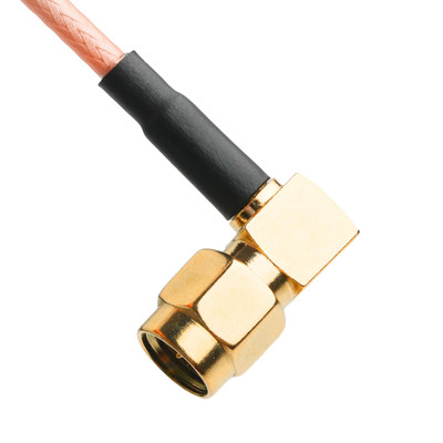 RoHS RF Koaksjalne złącza RG316 Kabel RA SMA Wtykacz pod kątem prawym Wtykacz kablowy
