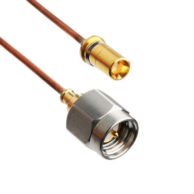 SR047 Półsztywe łączniki koaksjalne RF VITA 67 SMPM prosto wgłąb do SMA samca prosto wgłąb
