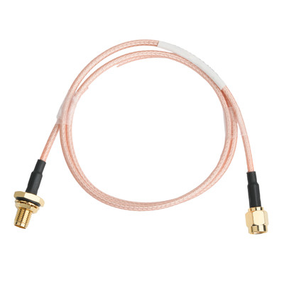 Złoty kontakt RG316 Kabel koaksjalny SMA Mężczyzna prosty wtykacz do SMA Kobieta rozgrzewacz