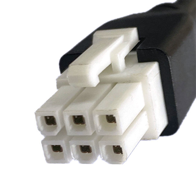 Niestandardowy kabel z molexem 5557 6pin 4,2 mm UL2464 20AWG*6C OD6,4 mm Czarny