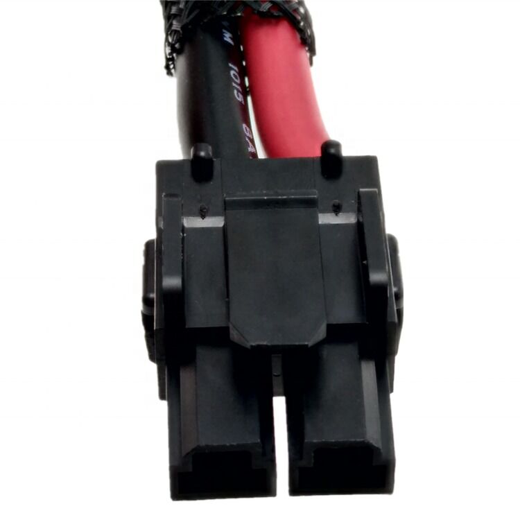 Niestandardowa wiązka przewodów z konektorem Molex 428160212 2-pinowym o rozstawie 10 mm i kablem 8 AWG