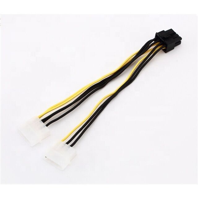 18AWG PVC PCI-E Kabel zasilania 8 Pin Mężczyzna do podwójnego 8Pin ((6+2) Mężczyzna GPU Power Splitter z opcjami długoterminowymi