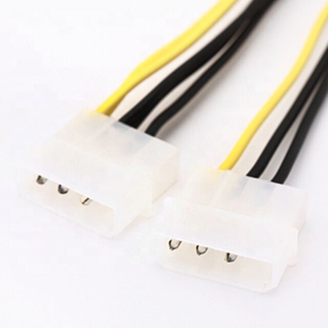 18AWG PVC PCI-E Kabel zasilania 8 Pin Mężczyzna do podwójnego 8Pin ((6+2) Mężczyzna GPU Power Splitter z opcjami długoterminowymi