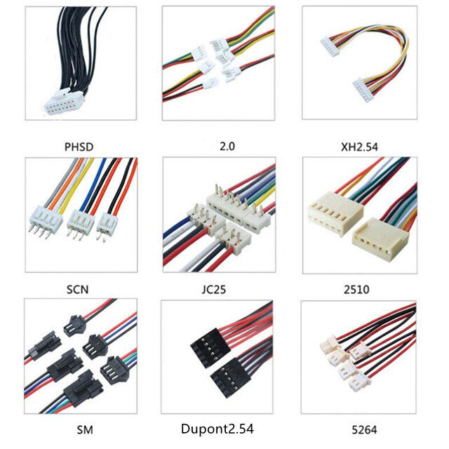 Niestandardowe podłączenie drutu z łącznikiem JST i konfigurowalną długością zestawu kabli certyfikowanego ISO9001