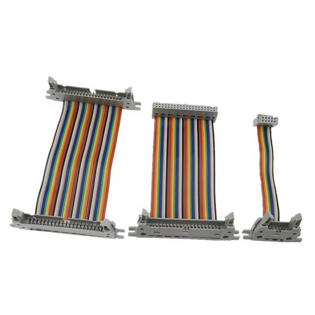 1.27mm Pitch 30AWG Pozłacany Złącze IDC Elastyczny Płaski Kabel Taśmowy do Elektroniki