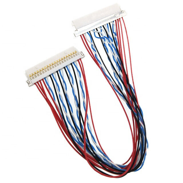 Wytwarzanie na zamówienie Hirose 20pin Df19-20s-1c do Df19-20s-1c Shell Wiring Harness DF19 Series 1 Spacing Lvds Conversion Cable