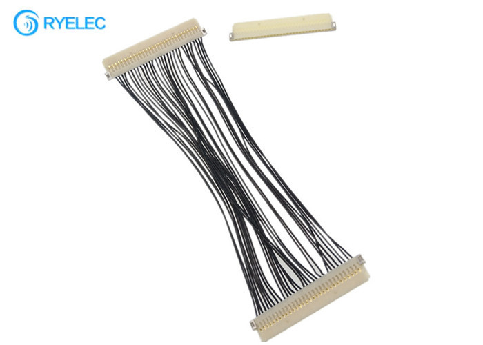 30-pinowy kabel elastyczny Lvds DF19G - 30S  1,0 mm raster do DF19G-30S do TV / DVD z 30awg