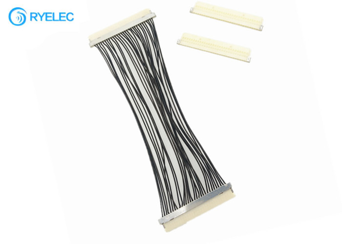 30-pinowy kabel elastyczny Lvds DF19G - 30S  1,0 mm raster do DF19G-30S do TV / DVD z 30awg