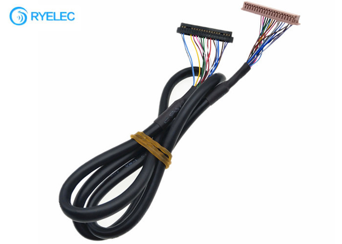 OEM ODM 40PIN  DF13-40DS-1.25C do 20PIN JAE Fi-S20S z płaszczem Kabel Lvds do cyfrowego
