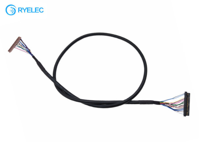 OEM ODM 40PIN  DF13-40DS-1.25C do 20PIN JAE Fi-S20S z płaszczem Kabel Lvds do cyfrowego
