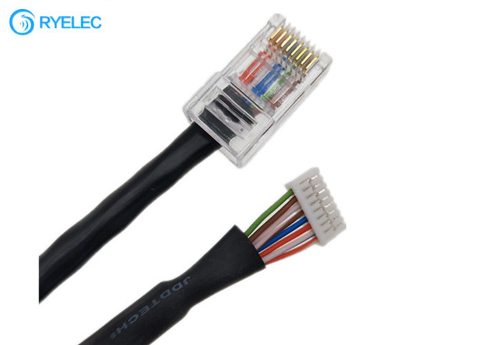 Złącze RJ45 do JST GH 8Pin 1,25 mm raster z UTP 24AWG 4 pary okrągły kabel Lan 5e