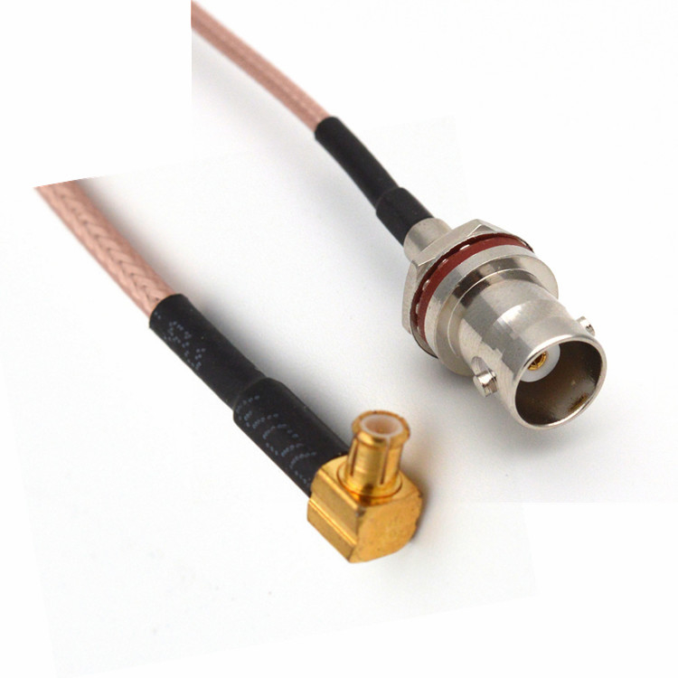 Bezprzewodowy koncentryczny kabel połączeniowy MCX męski SMC 3 stopy Adapter koncentryczny RF RG 178 1,13 Lmr400
