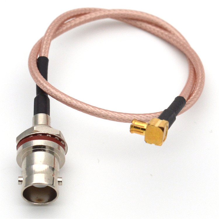 Bezprzewodowy koncentryczny kabel połączeniowy MCX męski SMC 3 stopy Adapter koncentryczny RF RG 178 1,13 Lmr400