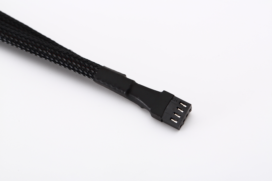 1 do 3 Way Splitter Sleeved 4 Pin Pwm Connector Komputer Wiersz przedłużeniowy kabla 4p One Point Three