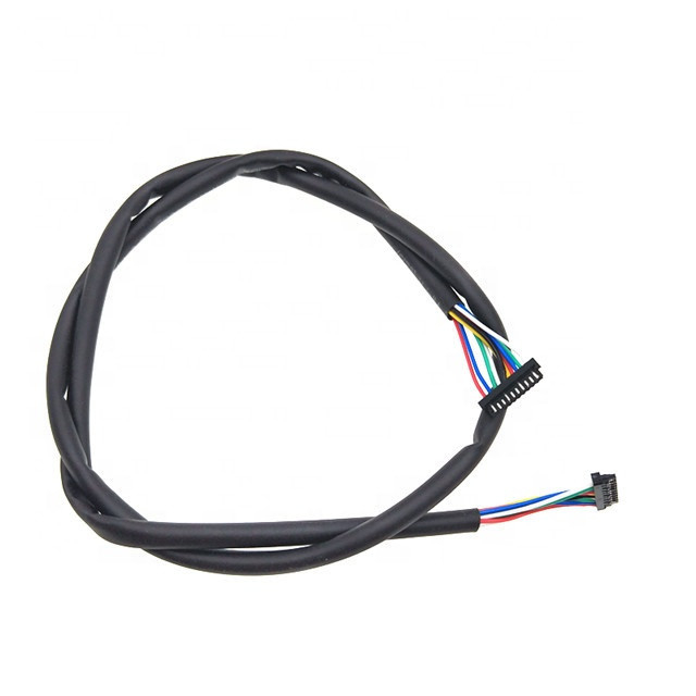 Ul1571 32 Awg Niestandardowa wiązka przewodów o skoku 0,8 mm 10-stykowy DF52-10P-0,8C Kabel  PVC