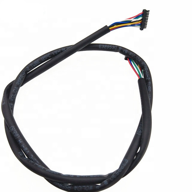 Ul1571 32 Awg Niestandardowa wiązka przewodów o skoku 0,8 mm 10-stykowy DF52-10P-0,8C Kabel  PVC