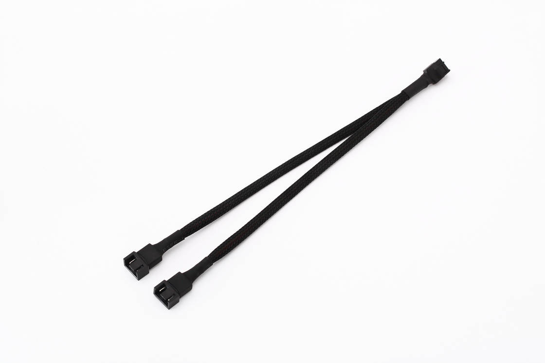 Ul1007 22awg PC Fan Splitter Cable Pwm Fan Splitter 4 pin do 3 pin